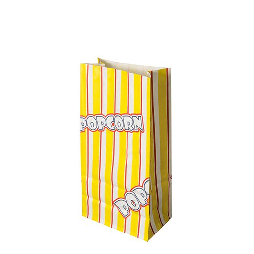 Vrečke za pokovko, umetni pergament 1,3 l 20,5 cm x 10,5 cm x 6 cm "Popcorn" odporno na mašcobe 1