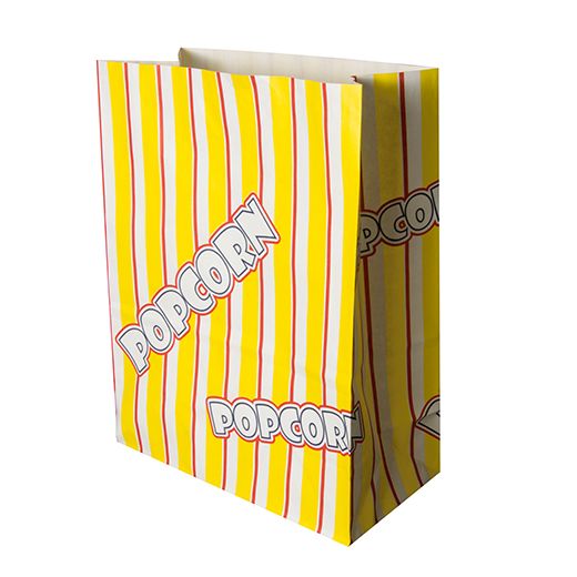 Vrečke za pokovko, umetni pergament 4,5 l 24,5 cm x 19 cm x 9,5 cm "Popcorn" odporno na mašcobe 1