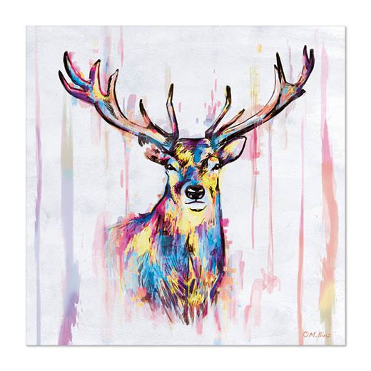 Serviete, 3-slojne zložene 1/4 33 cm x 33 cm "Colourful Deer" 1