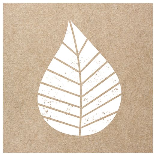 Serviete, 3-slojne zložene 1/4 33 cm x 33 cm natur "Graphic Leaves" 1