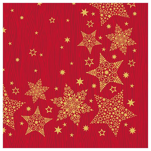 Serviete, 3-slojne zložene 1/4 40 cm x 40 cm "Christmas Shine" 1