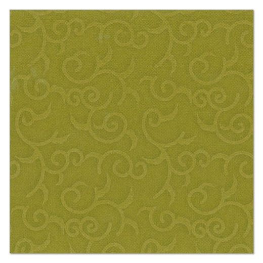 Serviete "ROYAL Collection" zložene 1/4 40 cm x 40 cm olivno zelena "Casali" 1