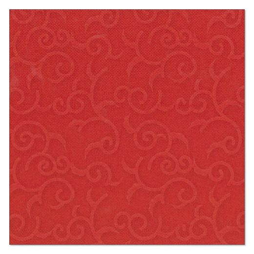 Serviete "ROYAL Collection" zložene 1/4 40 cm x 40 cm rdeča "Casali" 1