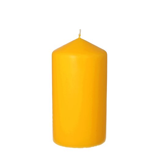 Sveča steber Ø 80 mm · 150 mm zlato rumena 1