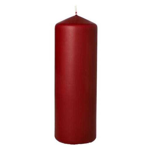 Sveča steber Ø 70 mm · 200 mm bordeaux 1