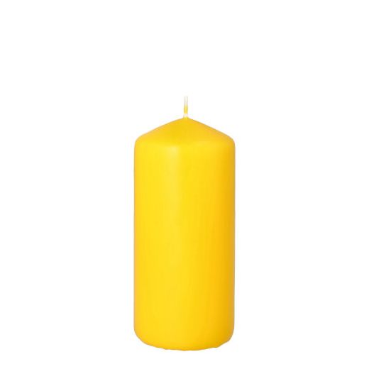 Sveča steber Ø 60 mm · 130 mm zlato rumena 1