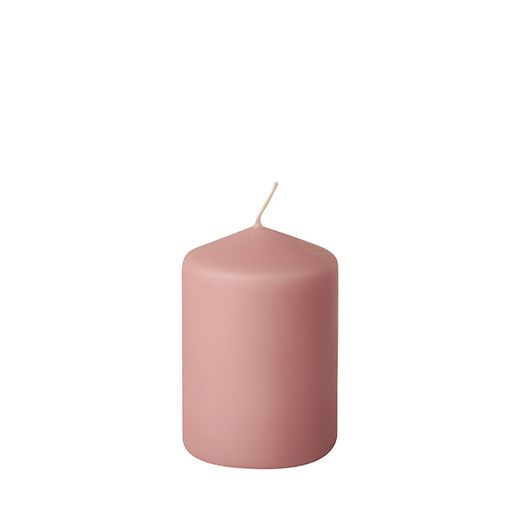 Sveča steber Ø 69 mm · 100 mm svetlo roza 1