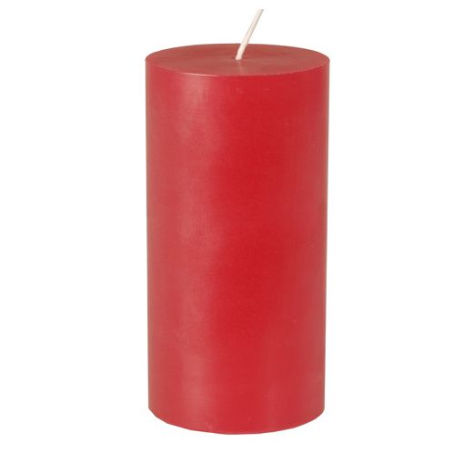 Sveča steber Ø 70 mm · 150 mm rdeča iz 100 % Stearina, barvne v celoti 1