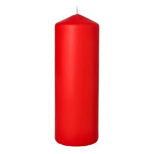 Sveča steber Ø 70 mm · 200 mm rdeča 1