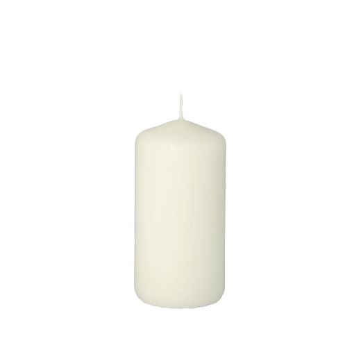 Sveča steber Ø 50 mm · 100 mm bela 1