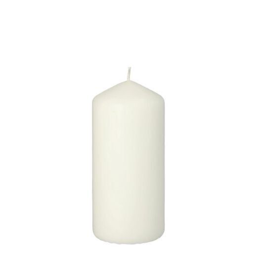 Sveča steber Ø 60 mm · 130 mm bela 1