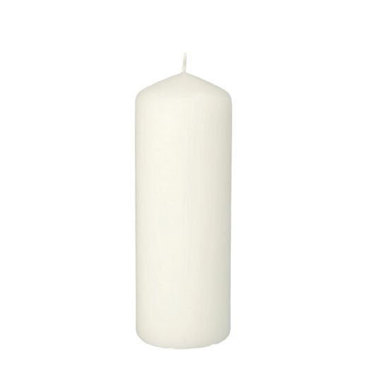 Sveča steber Ø 60 mm · 165 mm bela 1
