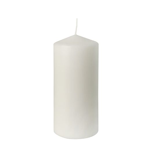 Sveča steber Ø 66 mm · 150 mm bela , 100% Stearin 1