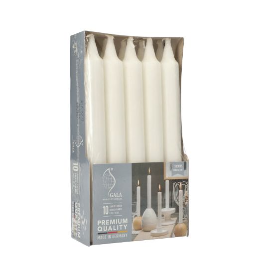 Namizne sveče Ø 2,1 cm · 19,3 cm bela 1