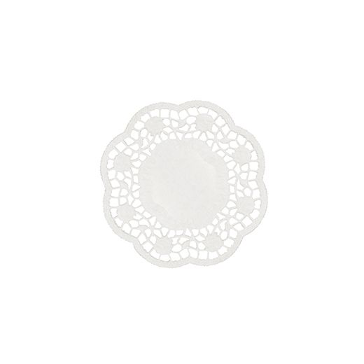 Podstavki za krožnike in skodelice okroglo Ø 10 cm bela 1