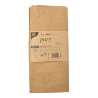 Vreče za kompost, 2-slojna kraft papir "pure" 240 l 115 cm x 80 cm x 30 cm rjava , 2-slojne