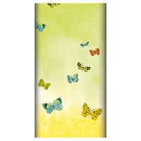 Namizni prt, kot blago, Airlaid 120 cm x 180 cm "Papillons"