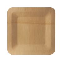 Krožniki, iz bambusa "pure" kvadratna 1,5 cm x 23 cm x 23 cm