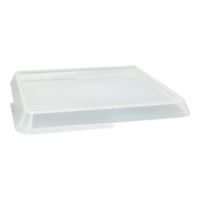 "Circulware by Haval" Pokrovi za škatle za hrano za ponovno uporabo Mix & Match kvadratna 2,5 cm x 23,4 cm x 23,4 cm prozorna