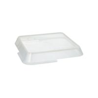 "Circulware by Haval" Pokrovi za škatle za hrano za ponovno uporabo Mix & Match kvadratna 2,5 cm x 15,6 cm x 15,6 cm prozorna