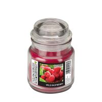 "Flavour by GALA" Dišeča sveča v kozarcu Ø 63 mm · 85 mm weinrot - Wild Raspberry