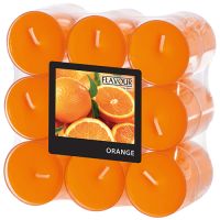 "Flavour by GALA" Dišeče lučke Ø 38 mm · 24 mm oranžna - pomaranča v polikarbonatnem lončku
