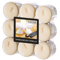 "Flavour by GALA" Dišeče lučke Ø 37,5 mm · 16,6 mm ivory - Sandalwood-Vanilla