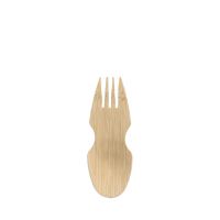 Fingerfood - žlica/vilica, bambus "pure" 8,5 cm