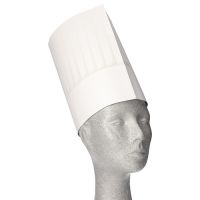 "WORK-INN/-PS" Šefovska kapa, papir 23 cm x 32,5 cm bela "Burgund" nastavljive velikosti