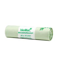 "bioMat" Vreča za kompost na osnovi škroba 10 l 50 cm x 42 cm z ročajem