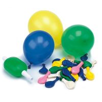 Baloni s tlačilko Ø 8,5 cm sortirane barve