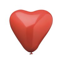 Baloni Ø 30 cm rdeča "Heart" velik