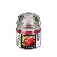 "Flavour by GALA" Dišeča sveča v kozarcu, MAXI Ø 90 mm · 120 mm weinrot - Wild Raspberry