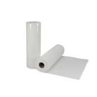 "Medi-Inn®" Papirnate namizne role za pregledne mize Ø 13 cm · 50 m x 39 cm bela perforiert auf 35 cm, einzeln verpackt