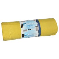 Vreče za smeti, LDPE 120 l 110 cm x 70 cm rumena