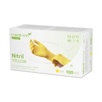 "Medi-Inn® Classic" Nitril rokavice, brez pudra rumena "Nitril Yellow" velikost L