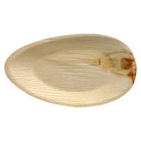 Krožniki, palmov list "pure" ovalne 32 cm x 18 cm x 3 cm