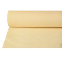 Namizni prt, papir, damast izgled 50 m x 1 m krem