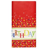 Namizni prt, papir 120 cm x 180 cm "Happy Birthday"