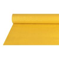 Namizni prt, papir, damast izgled 50 m x 1 m rumena