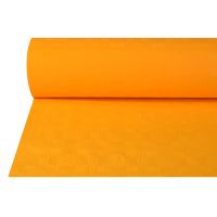 Namizni prt, papir, damast izgled 50 m x 1 m oranžna