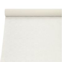 Namizni prt, papir, damast izgled 10 m x 1 m bela
