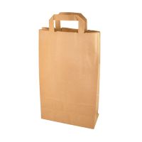 Nosilne vrečke, papir 36 cm x 22 cm x 10 cm rjava z ročajem