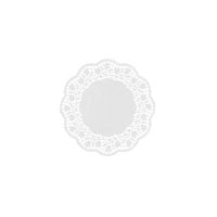 Podstavki za krožnike in skodelice okroglo Ø 12 cm bela
