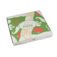 Pizza škatle, 100% celuloza "pure" kvadratna 30 cm x 30 cm x 3 cm