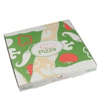 Pizza škatle, 100% celuloza "pure" kvadratna 33 cm x 33 cm x 3 cm