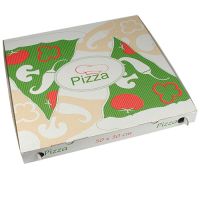 Pizza škatle, 100% celuloza "pure" kvadratna 50 cm x 50 cm x 5 cm