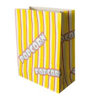 Vrečke za pokovko, umetni pergament 4,5 l 24,5 cm x 19 cm x 9,5 cm "Popcorn" odporno na mašcobe