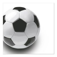 Serviete, 3-slojne zložene 1/4 33 cm x 33 cm "Soccer "