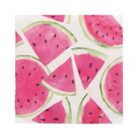 Serviete, 3-slojne zložene 1/4 33 cm x 33 cm "Watermelon"